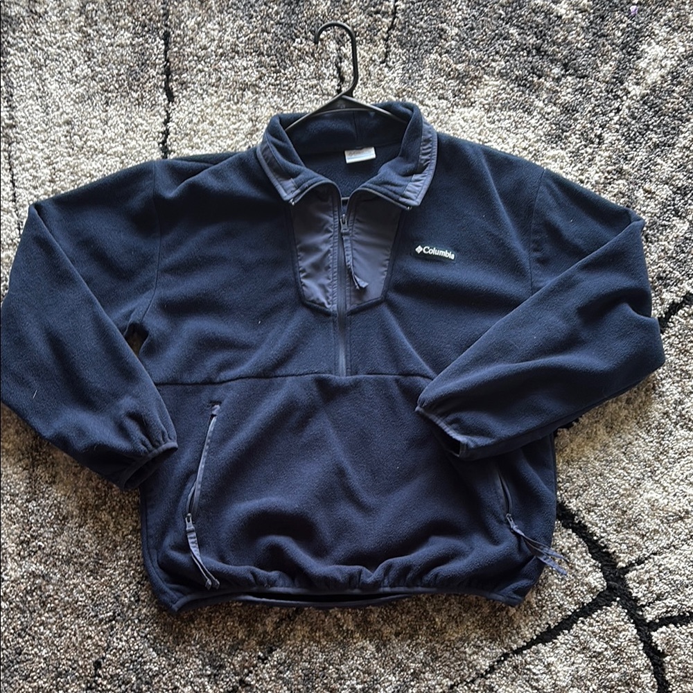 Columbia Dark Blue Half-Zip Fleece